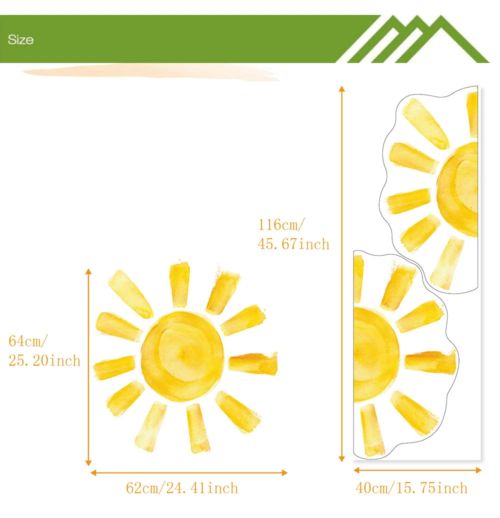 Süsser Sonnenschein Wandtattoo